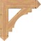 Ekena Millwork Merced Arts & Crafts Smooth Bracket, Western Red Cedar, 5 1/2"W x 28"D x 28"H BKT06X28X28MRC03SWR - alternate 4